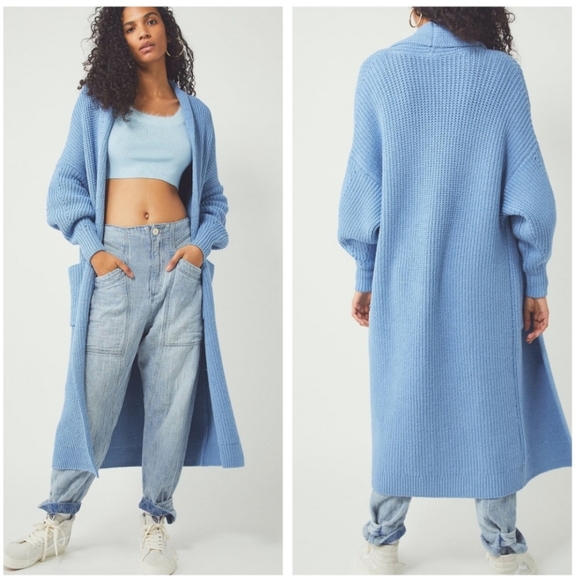 Free People Sweaters - NEW Free People Skylark Cardi Longline Sweater